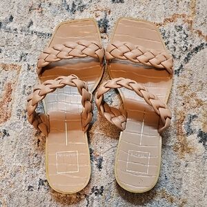 Dolce Vita Braided Tan Sandals Sz 9.5